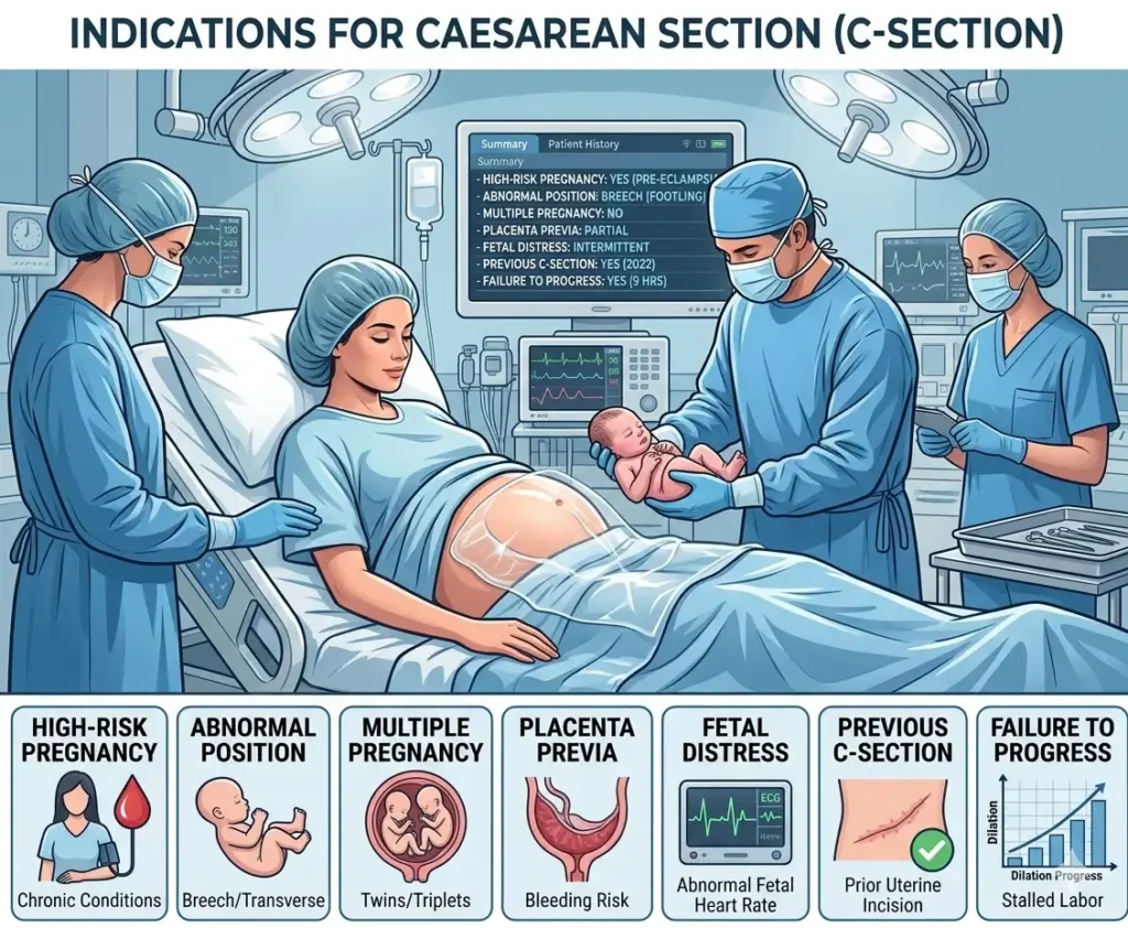 Best doctor for C-section delivery in Kanpur